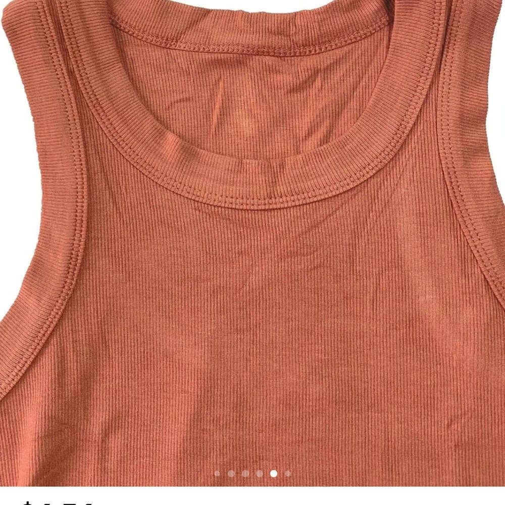 XXL Ribbed Pink Top - Picture 3 of 9